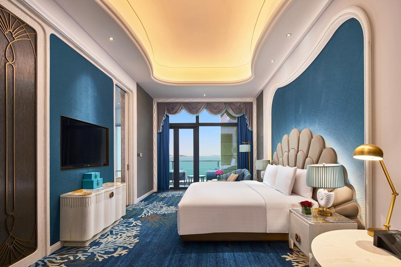 Wanda Vista Qingdao Movie Metropolis Hotell Exteriör bild