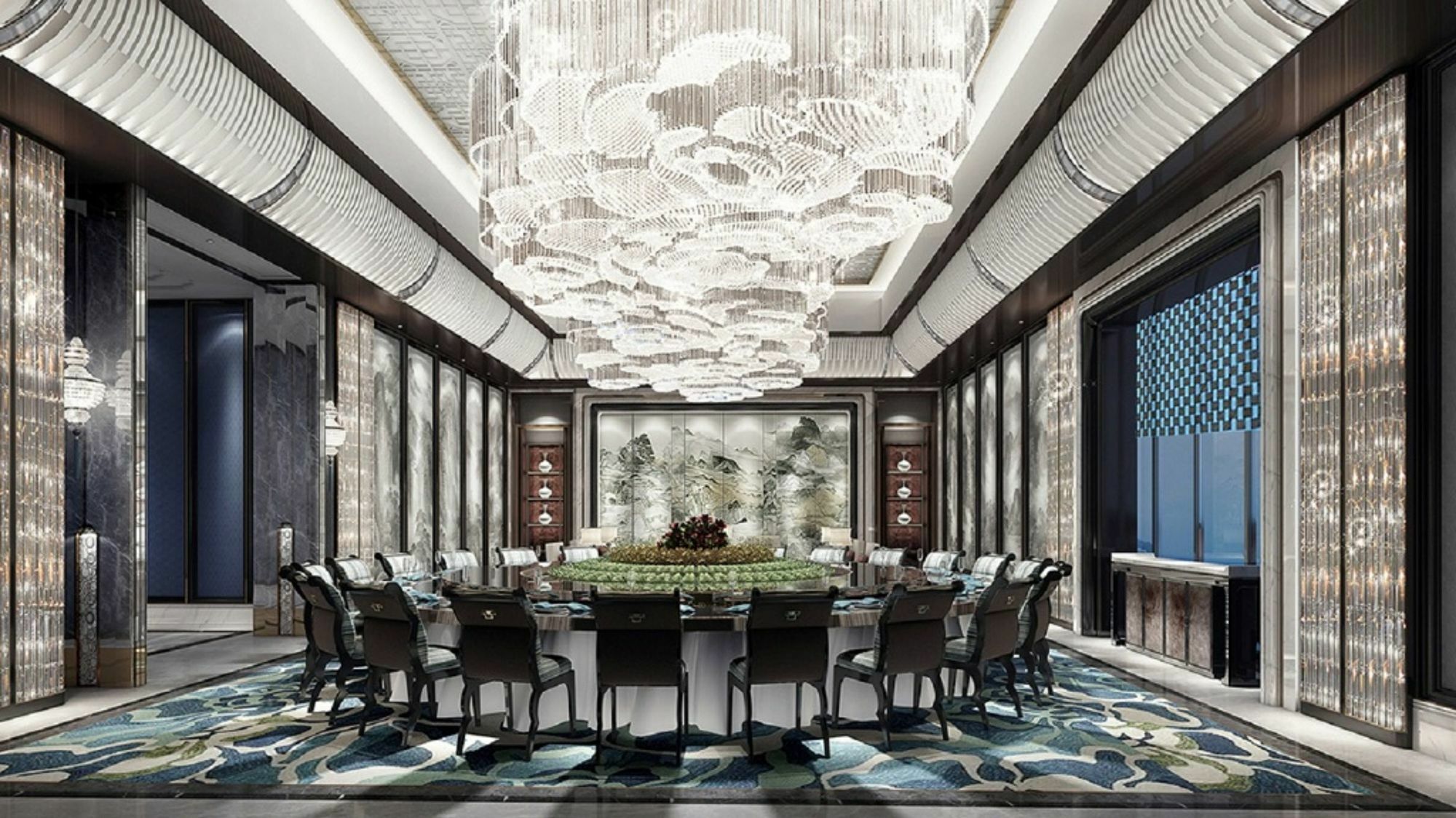 Wanda Vista Qingdao Movie Metropolis Hotell Exteriör bild