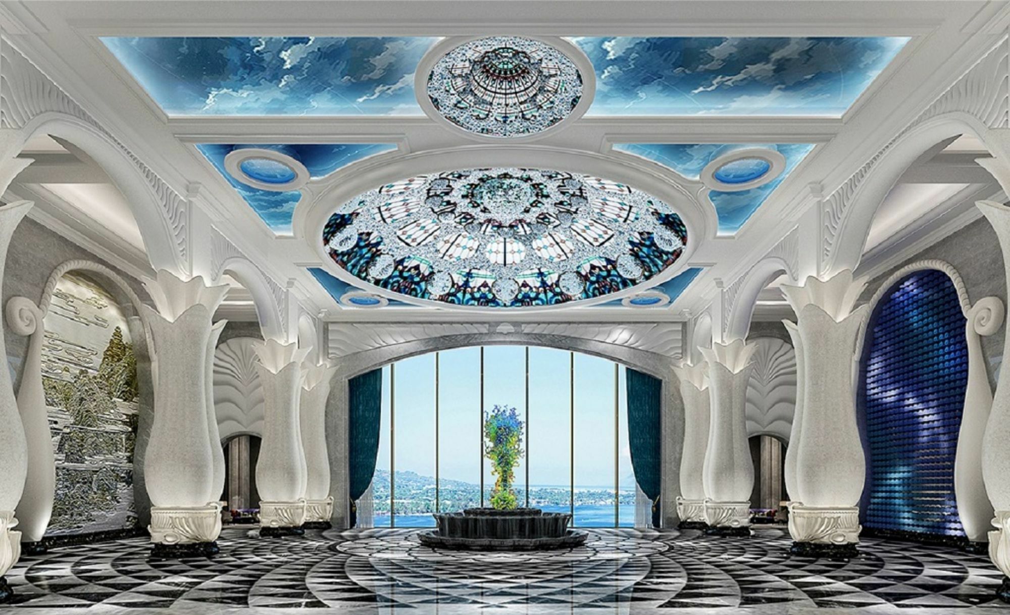 Wanda Vista Qingdao Movie Metropolis Hotell Exteriör bild