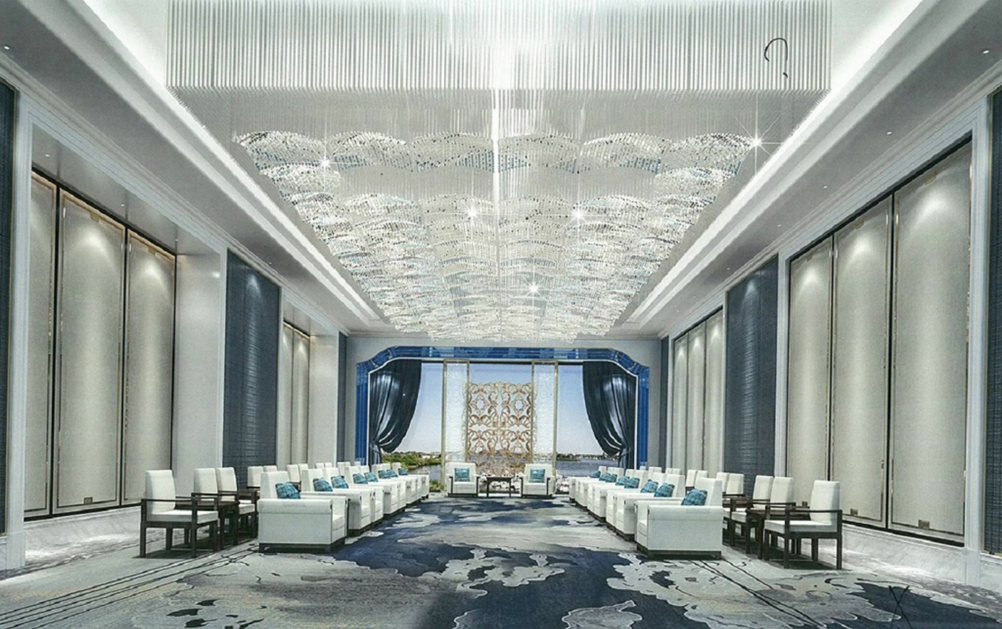 Wanda Vista Qingdao Movie Metropolis Hotell Exteriör bild